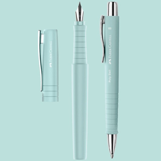 Poly Gift Tin Fountain Pen and Ballpoint Set