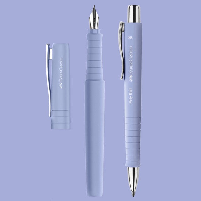 Poly Gift Tin Fountain Pen and Ballpoint Set