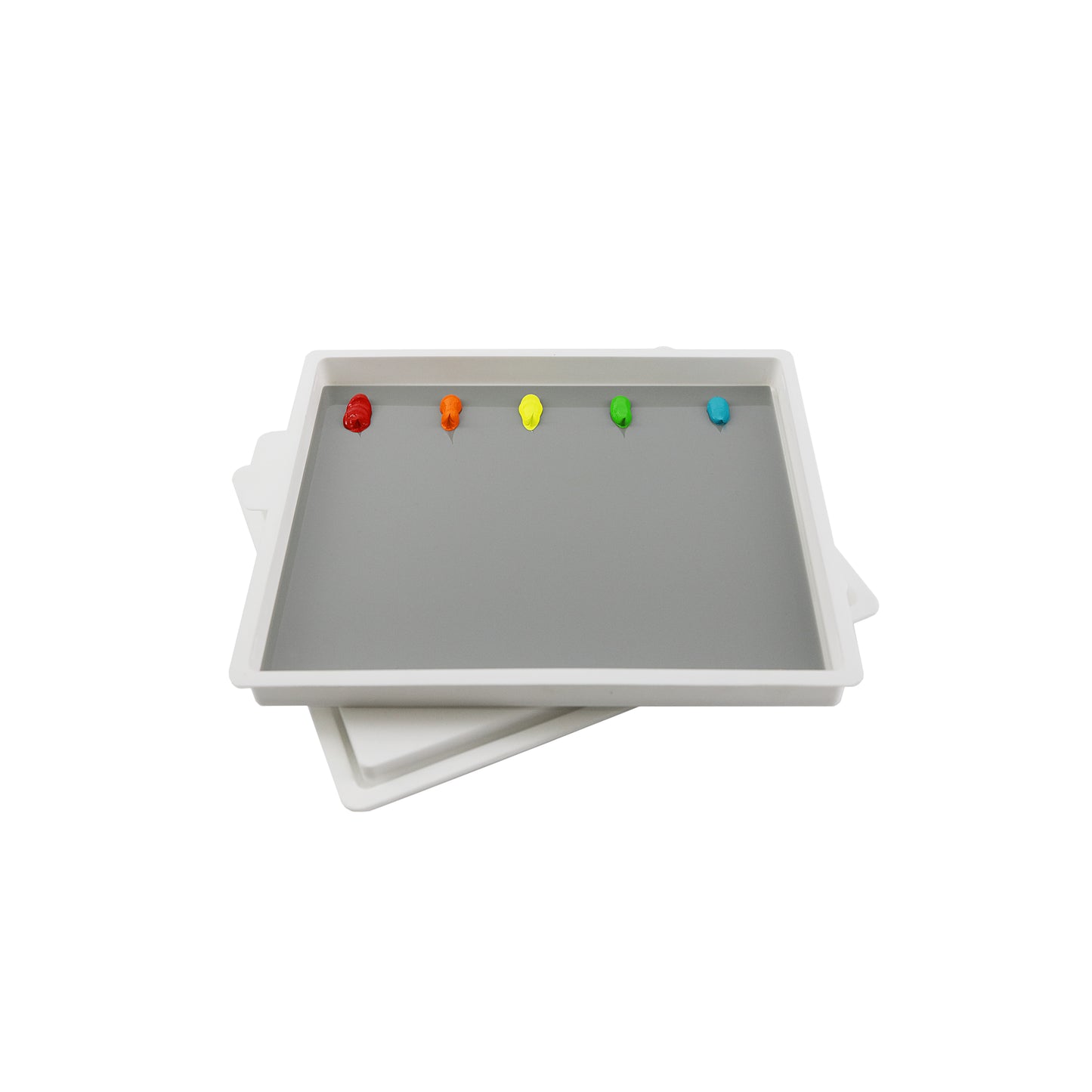 New Wave Art Palette, Easy View Grey Acrylic Palette