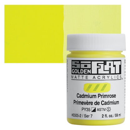 Golden SoFlat Matte Acrylic Paint, Professional Matte Acrylics for Artists