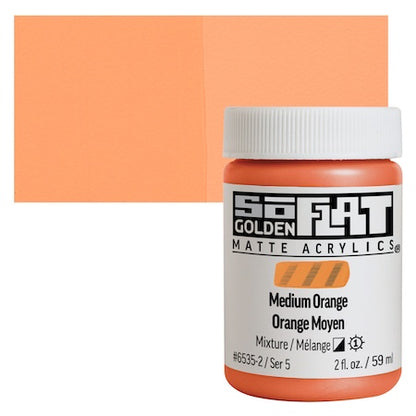 Golden SoFlat Matte Acrylic Paint, Professional Matte Acrylics for Artists