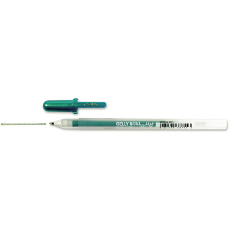 Sakura Gelly Roll Gold Shadow Pen, Green