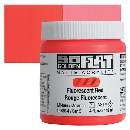 Golden SoFlat Matte Acrylic Paint, Professional Matte Acrylics for Artists