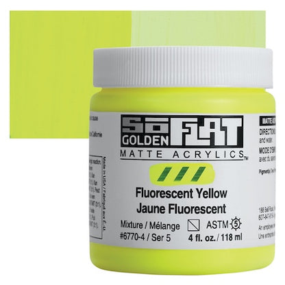 Golden SoFlat Matte Acrylic Paint, Professional Matte Acrylics for Artists