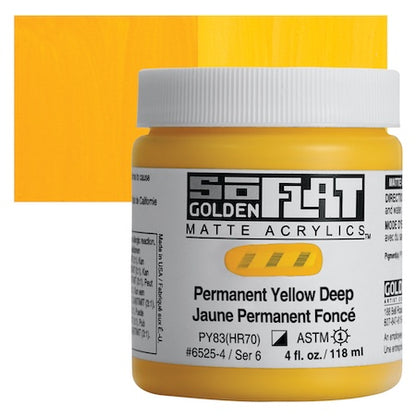 Golden SoFlat Matte Acrylic Paint, Professional Matte Acrylics for Artists