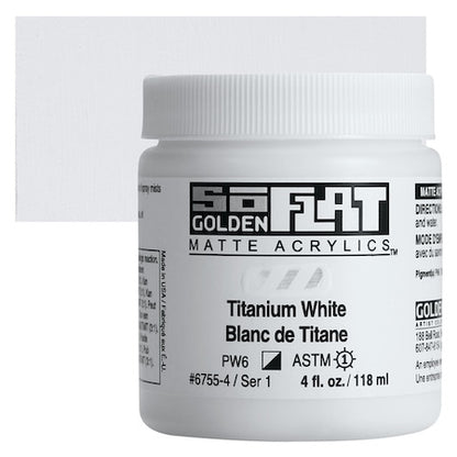 Golden SoFlat Matte Acrylic Paint, Professional Matte Acrylics for Artists