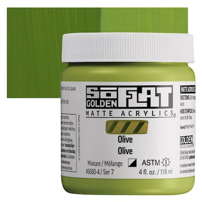 Golden SoFlat Matte Acrylic Paint, Professional Matte Acrylics for Artists