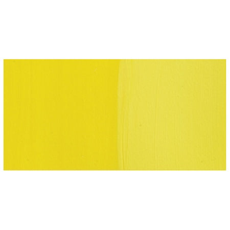 Rectangular yellow fabric swatch on a white background