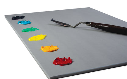 New Wave Art Palette, Disposable Paper Palettes, Grey Rectangular