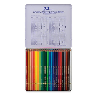 Holbein Colored Pencil - Set of 12 and 24 and 36 Colors