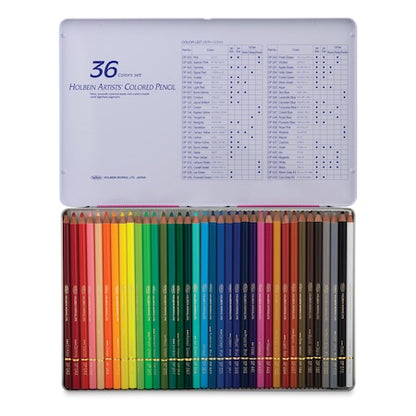 Holbein Colored Pencil - Set of 12 and 24 and 36 Colors