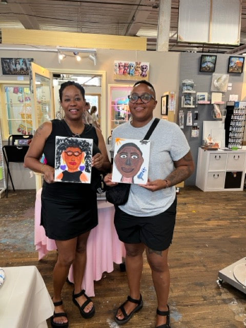 Friday Night - Fun Night! Paint Your Partner Date or BFF Night!