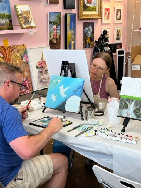 Friday Night - Fun Night! Paint Your Partner Date or BFF Night!