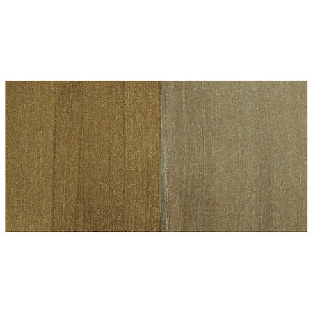 Two beige color swatches on a white background