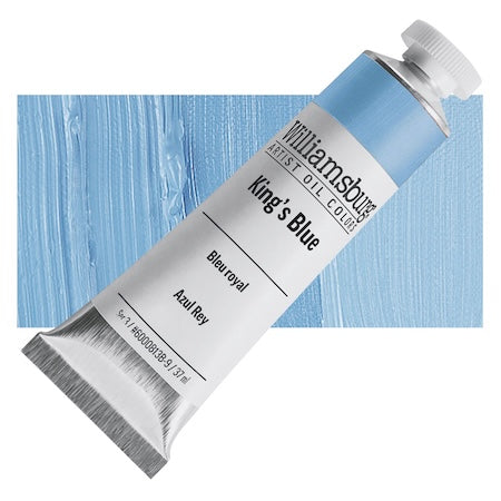 Williamsburg Handmade Oil Paint - King's Blue, 150 ml tube