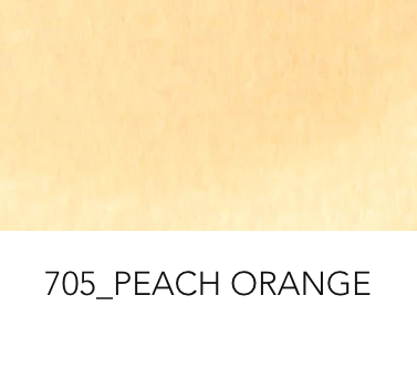 Kuretake Zig Clean Color Real Brush Marker, Peach Orange