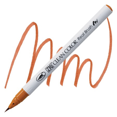 Kuretake Zig Clean Color Real Brush Marker, Sand