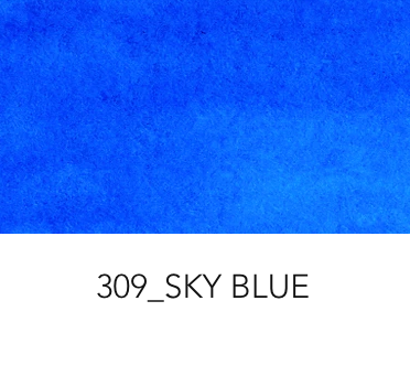 Kuretake Zig Clean Color Real Brush Marker, Sky Blue