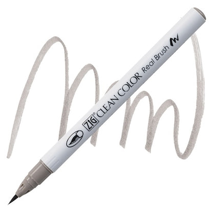 Kuretake Zig Clean Color Real Brush Marker, Warm Gray 3