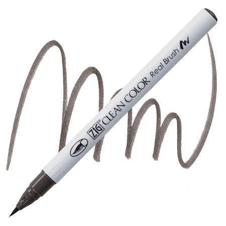 Kuretake Zig Clean Color Real Brush Marker, Warm Gray 5