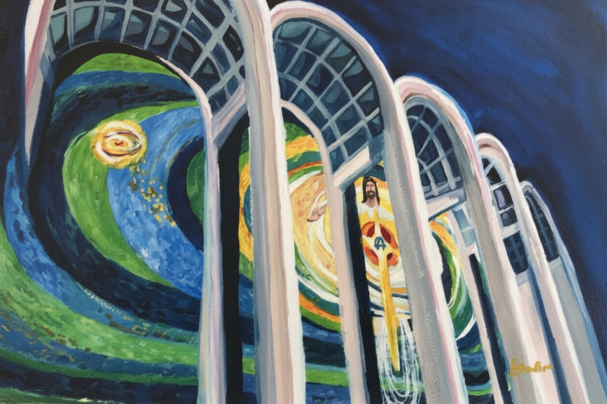 lexie austin first baptist church painting