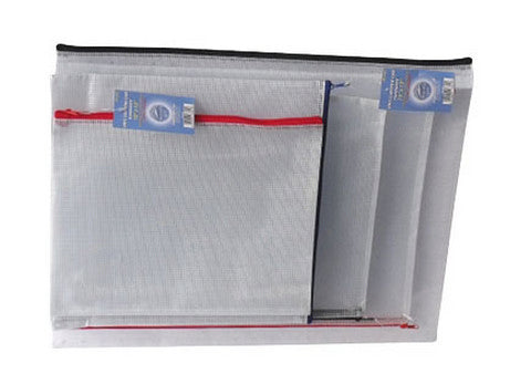 Mesh Reinforced Vinyl Storage Envelopes & Deluxe Bags