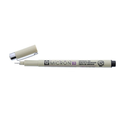 Sakura Pigma Micron Pen, Various Sizes and Colors