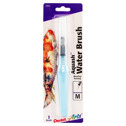 PENTEL AQUASH WATER BRUSH MEDIUM CARDED