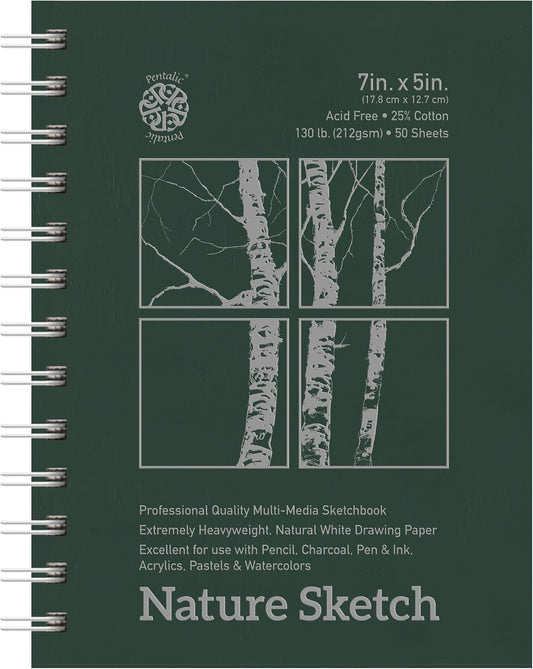 Pentalic Nature Sketch Pad, 7 x 5"