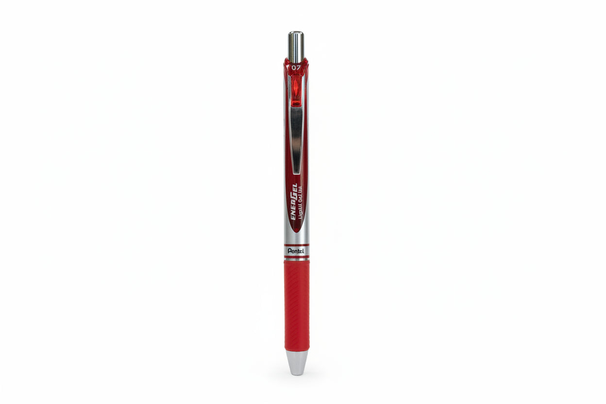 Pentel Energel Red Pen at Huntsville Art Supplies