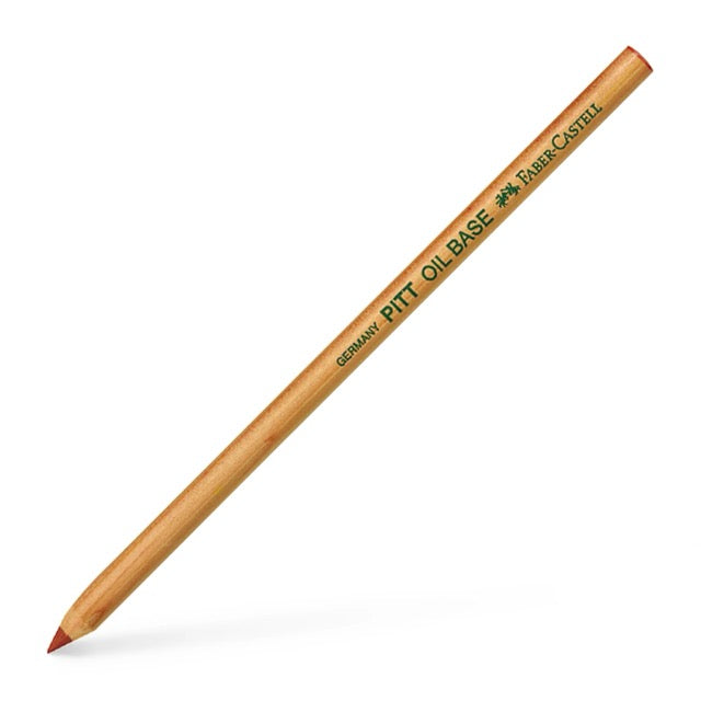 Pitt Oil Base colored pencil by Faber-Castell on a white background