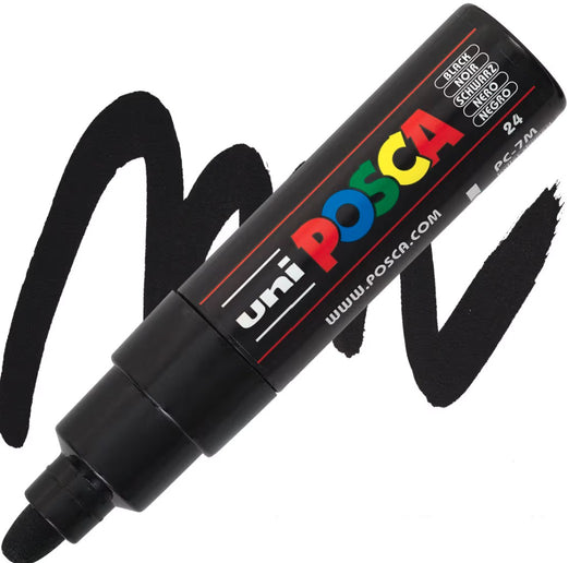 posca pc 7m marker black