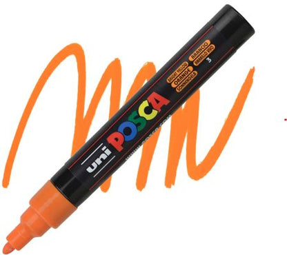 posca pc 5m marker medium bullet tip bright yellow