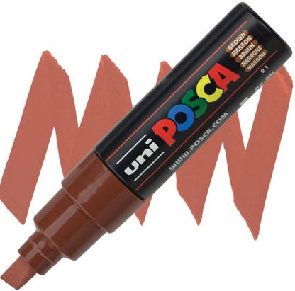 posca pc 8k marker brown