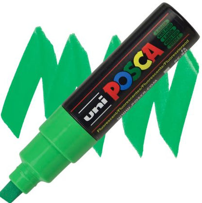 posca pc 8k marker fluorescent green
