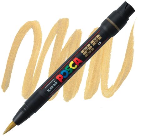 posca pcf 350 marker gold