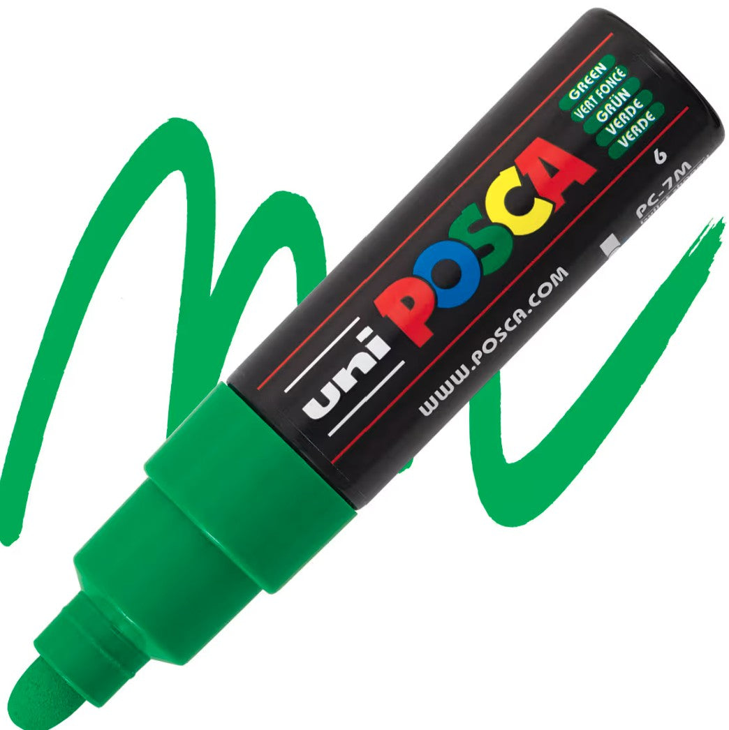 posca pc 7m marker green