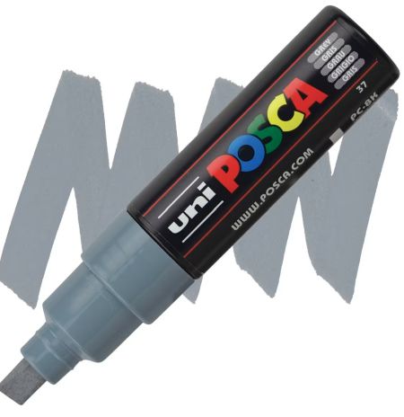 posca pc 8k marker grey