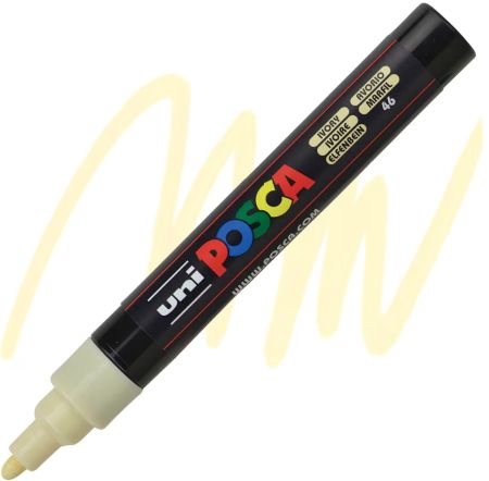 posca pc 5m marker medium bullet tip ivory