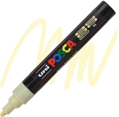 posca pc 5m marker medium bullet tip ivory