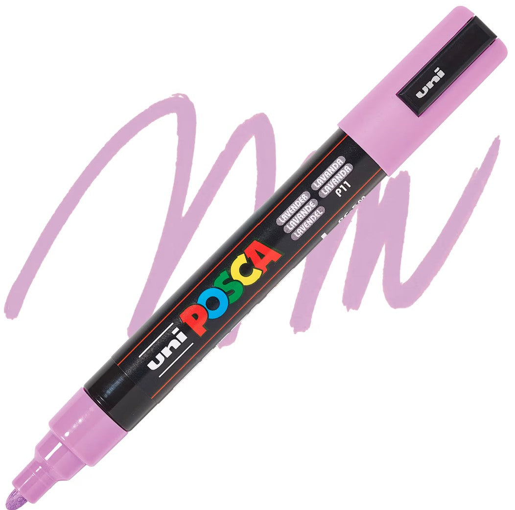 posca pc 5m marker medium bullet tip lavender
