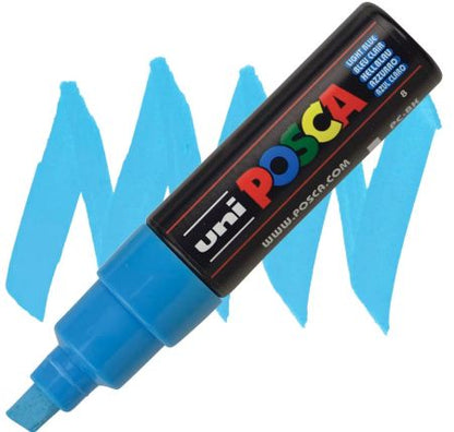 posca pc 8k marker light blue