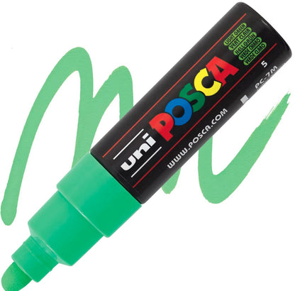 posca pc-7m marker bullet tip light green