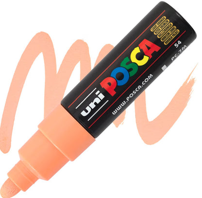 posca pc-7m marker bullet tip light orange