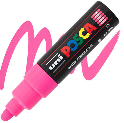 posca pc-7m marker bullet tip pink