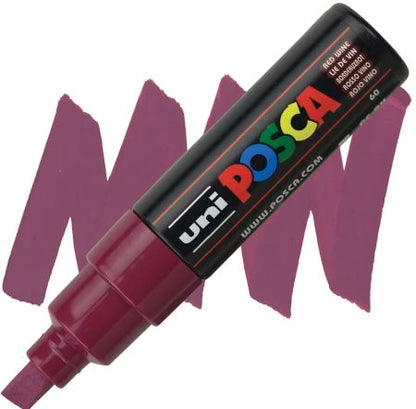 posca pc 8k marker red wine