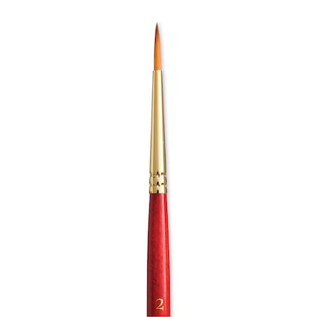 Princeton Brush Heritage Synthetic Sable Watercolor & Acrylic Brush, Round, 2