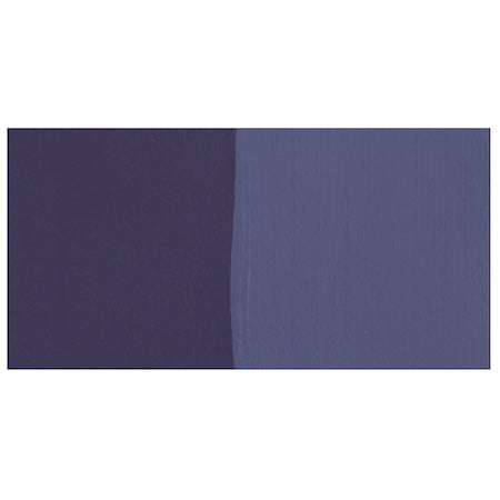 Two rectangular blocks of blue color swatch on a white background
