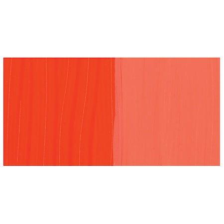 Two horizontal rectangular color swatches, one orange and one pink, on a white background.