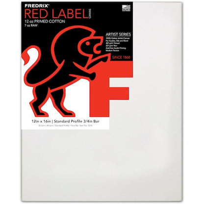 Fredrix Red Label Canvas - Premium Duck Canvas for Oil and Acrylic Painting
